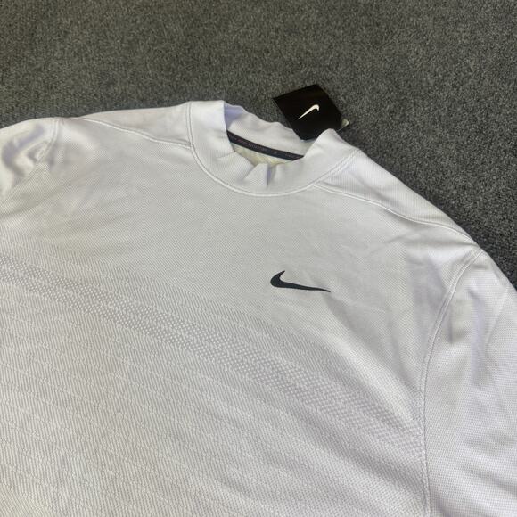 Nike Dri-FIT ADV Golf Tiger Woods Mock Polo Mens Large Light Violet DR5324-536 - Picture 3 of 8